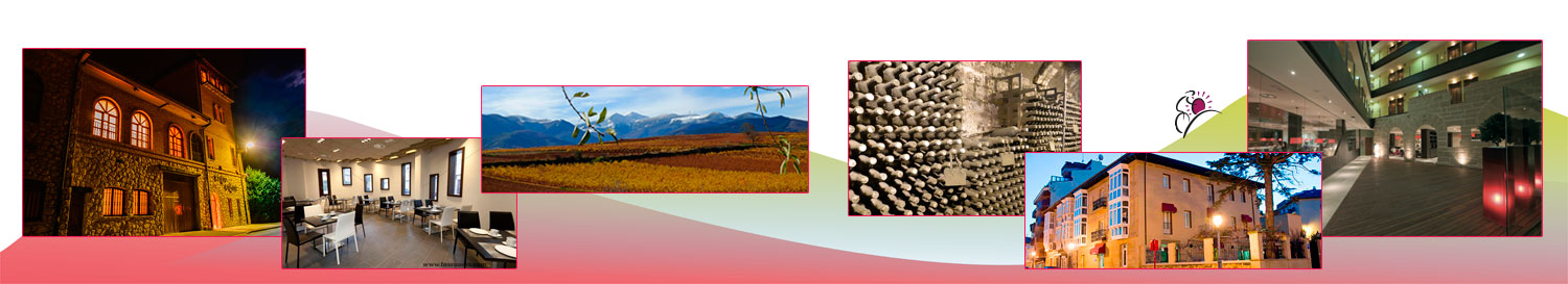 Varios hoteles de la ruta